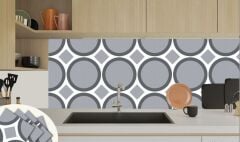 FAYANS ÜSTÜ PVC KAPLAMA 30 X 30 Geometrik 08  KARO DESENLİ - 365