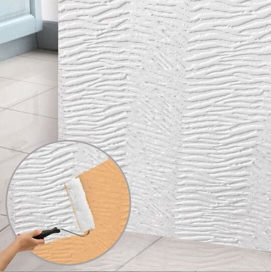 BOYANABİLİR DEKOTA 3D DUVAR PANELİ  DUVAR KAĞIDI DESENLİ