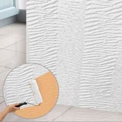 BOYANABİLİR DEKOTA 3D DUVAR PANELİ  DUVAR KAĞIDI DESENLİ