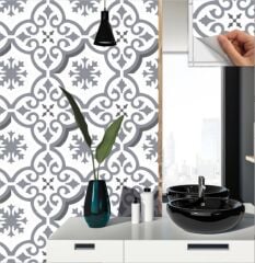 FAYANS ÜSTÜ PVC KAPLAMA 30 X 30 Geometrik 09  KARO DESENLİ - 366