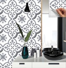FAYANS ÜSTÜ PVC KAPLAMA 30 X 30 Geometrik 09  KARO DESENLİ - 366