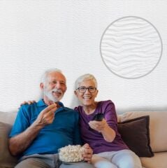 BOYANABİLİR DEKOTA 3D DUVAR PANELİ  DUVAR KAĞIDI DESENLİ