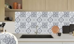 FAYANS ÜSTÜ PVC KAPLAMA 30 X 30 Geometrik 10  KARO DESENLİ - 367