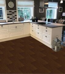 FAYANS ÜSTÜ PARKE DESEN PVC KAPLAMA 25 X 80 CM EBAT MENGEN TEAK