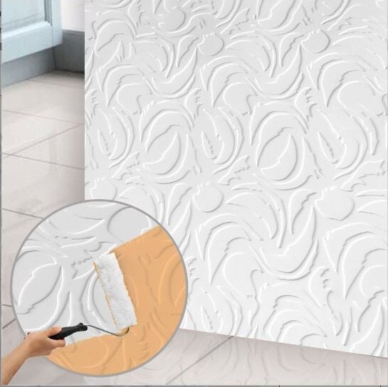 BOYANABİLİR DEKOTA 3D DUVAR PANELİ MODERN DESENLİ