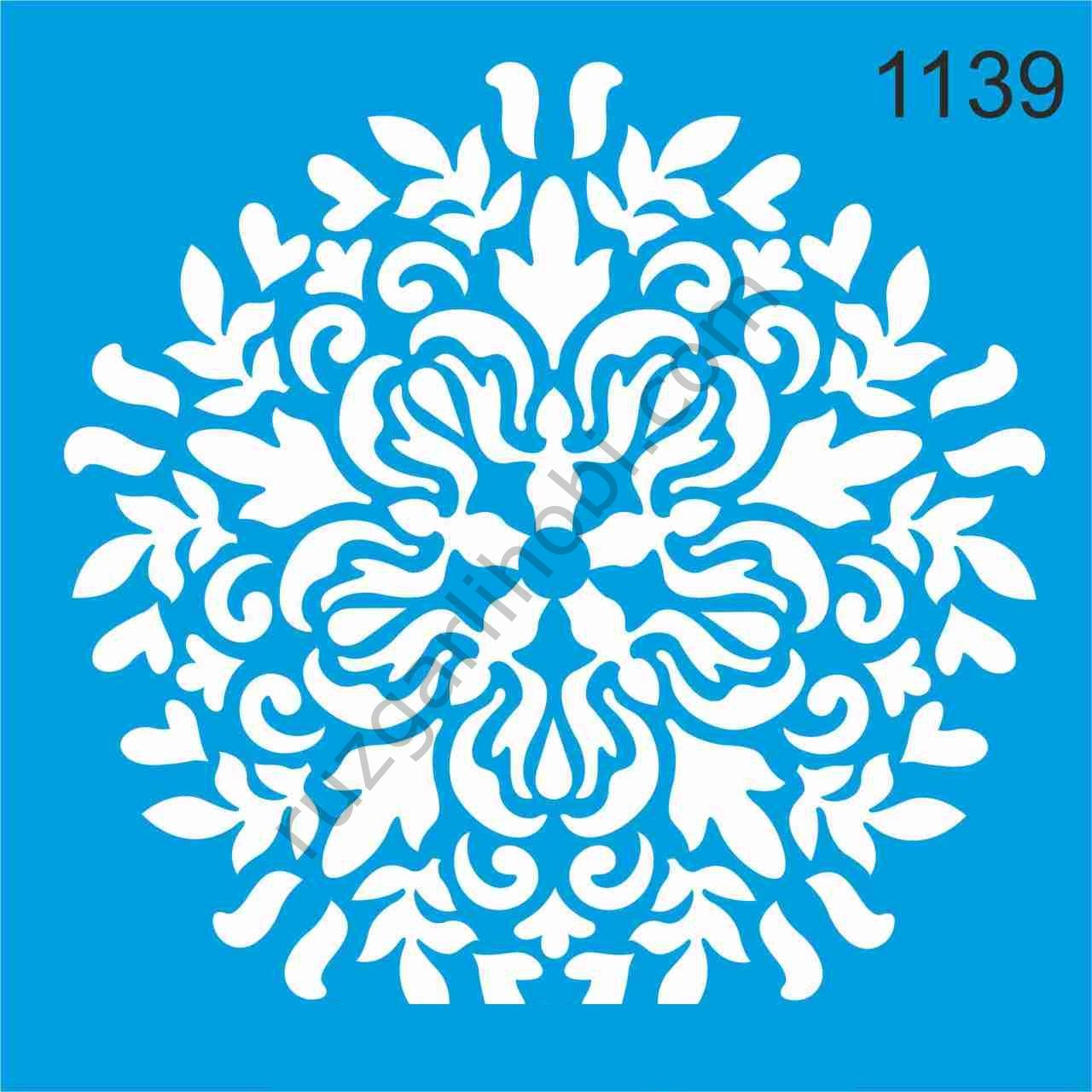 Stencıl Mandala Desen - 1139