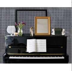 DEKORATİF VE AKUSTİK KEÇE PANEL GRİ KARE DESEN