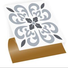 FAYANS ÜSTÜ PVC KAPLAMA 30 X 30 GEOMETRI 07-579