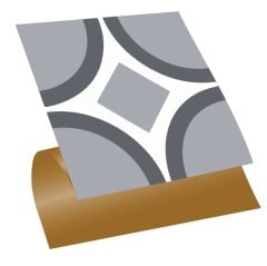 FAYANS ÜSTÜ PVC KAPLAMA 30 X 30 GEOMETRI 08-580