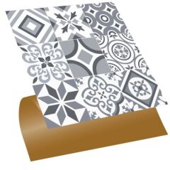 FAYANS ÜSTÜ PVC KAPLAMA 30 X 30 GEOMETRİ  019 - 582