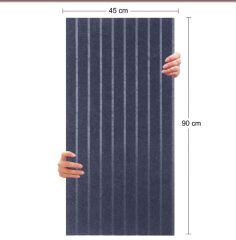 DEKORATİF VE AKUSTİK KEÇE PANEL LACİVERT LAMBİRİ DESEN