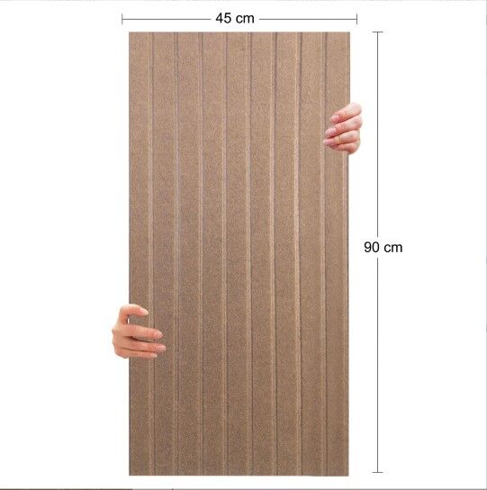 DEKORATİF VE AKUSTİK KEÇE PANEL BEJ LAMBİRİ DESEN