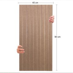 DEKORATİF VE AKUSTİK KEÇE PANEL BEJ LAMBİRİ DESEN