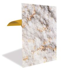 FAYANS ÜSTÜ PVC KAPLAMA 41 X 62 GOLD MERMER DESEN