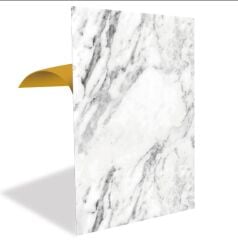 FAYANS ÜSTÜ PVC KAPLAMA 41 X 62 BEYAZ MERMER DESEN-585