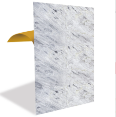 FAYANS ÜSTÜ PVC KAPLAMA 41 X 62 GRİ DALGALI MERMER DESEN-587