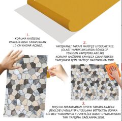 FAYANS ÜSTÜ PVC KAPLAMA 41 X 62 ÇATLAK MERMER GÖRÜNÜMLÜ DESEN-588