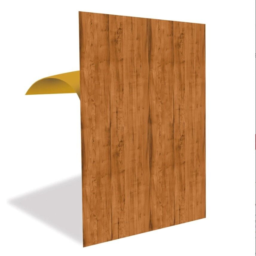 FAYANS ÜSTÜ PVC KAPLAMA 41 X 62 CİLALI AHŞAP GÖRÜNÜMLÜ PANEL-591