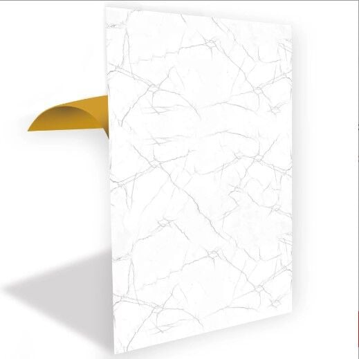 FAYANS ÜSTÜ PVC KAPLAMA 41 X 62 SİLVER MERMER DESEN-593