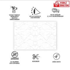FAYANS ÜSTÜ PVC KAPLAMA 41 X 62 SİLVER MERMER DESEN-593