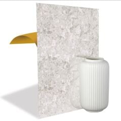 FAYANS ÜSTÜ PVC KAPLAMA 41 X 62 GRİ LEKELİ MERMER DESEN-594