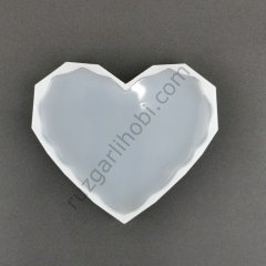 Kalp Silikon Mücevher Kalıbı CA-AM171 ( Heart )