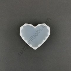 Kalp Silikon Mücevher Kalıbı CA-AM171 ( Heart )