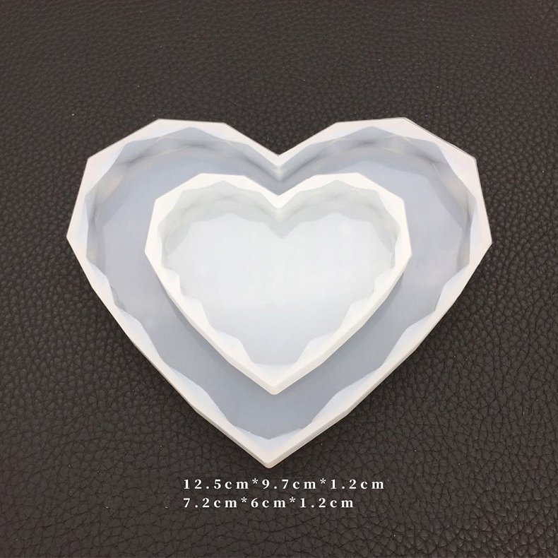 Kalp Silikon Mücevher Kalıbı CA-AM171 ( Heart )