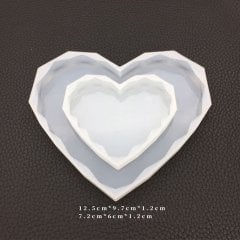 Kalp Silikon Mücevher Kalıbı CA-AM171 ( Heart )
