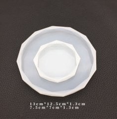Bardak Altlığı Silikon Mücevher Kalıbı CA-AM172 ( Coaster )