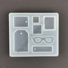Kolye Ucu Silikon Mücevher Kalıbı CA-AM309 ( Necklace Bits )