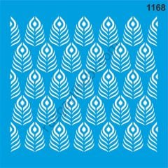 Stencıl Tüylü Desen - 1168