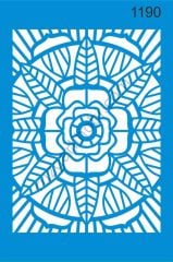 Stencıl Mandala Desen - 1190