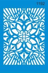 Stencıl Mandala Desen - 1192