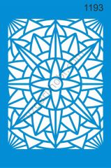Stencıl Mandala Desen - 1193