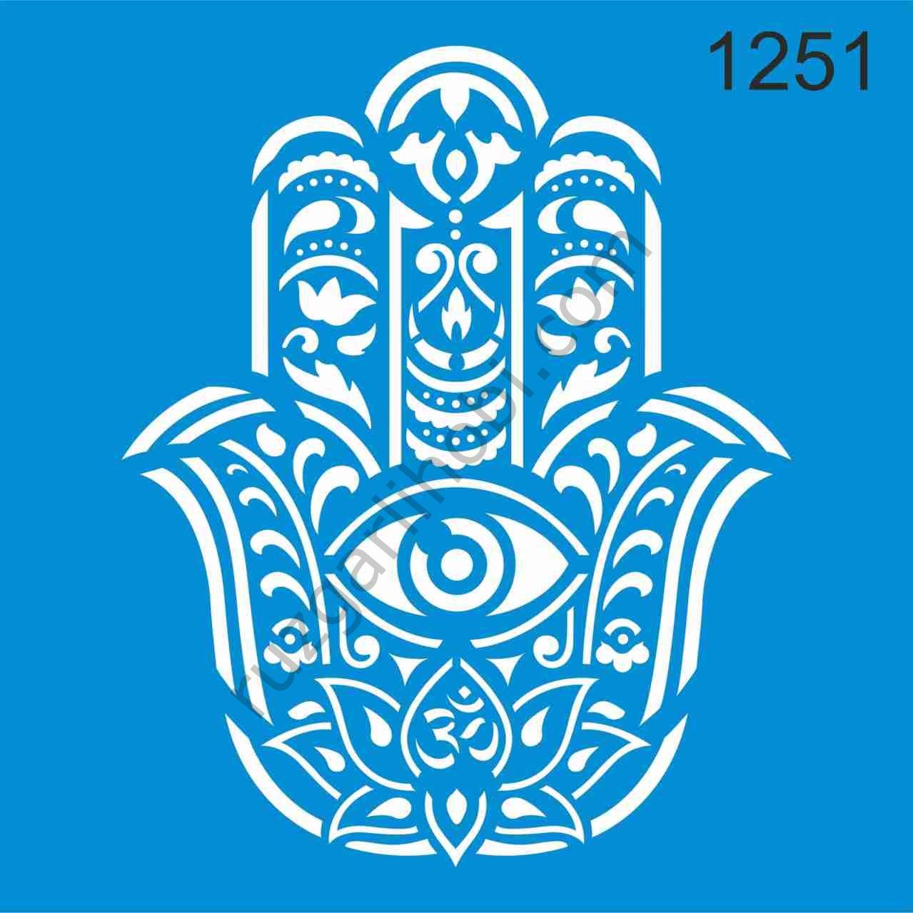 Stencıl Fatmanın Eli - 1251