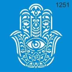 Stencıl Fatmanın Eli - 1251