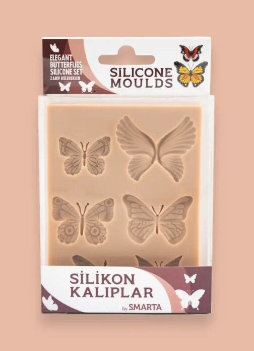 SİLİKON KALIP ZARİF KELEBEKLER -  ELEGANT BUTTERFLİES SK1013100
