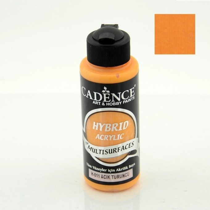 H-011 Açık Turuncu Hybrid Akrilik Multisurfaces 120 ml