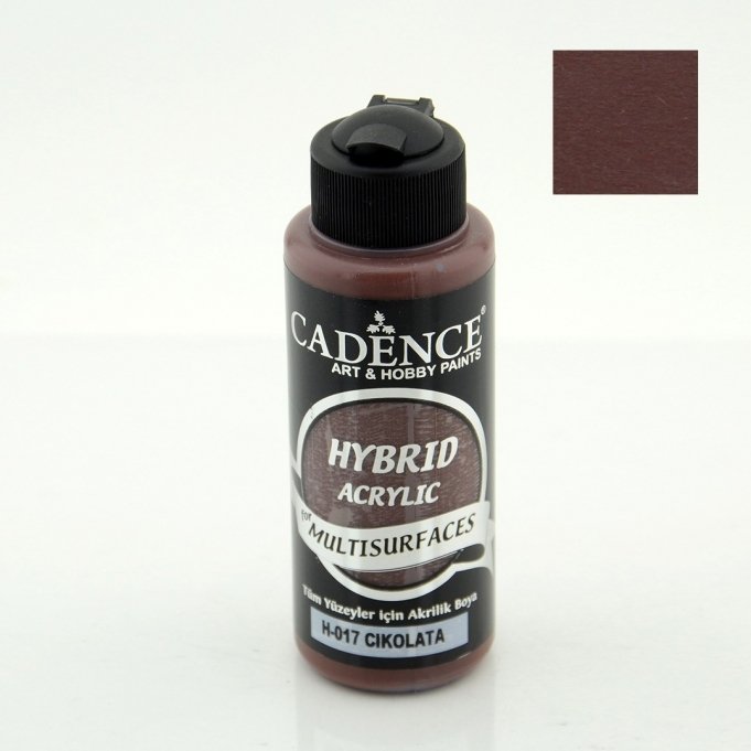 H-017 Çikolata Hybrid Akrilik Multisurfaces 120 ml