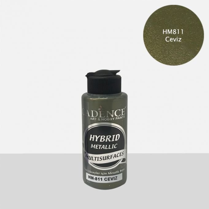 HM-811 Ceviz Hybrid Metalik Multisurfaces 120 ml