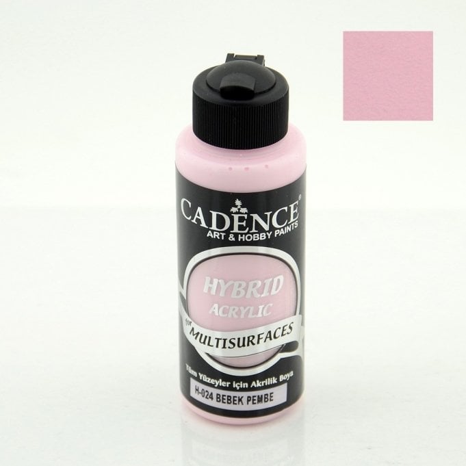 H-024  Bebek Pembe Hybrid Akrilik Multisurfaces 120 ml
