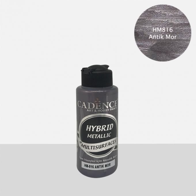 HM-816 Antik Mor Hybrid Metalik Multisurfaces 120 ml