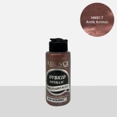 HM-817 Antik Kırmızı Hybrid Metalik Multisurfaces 120 ml