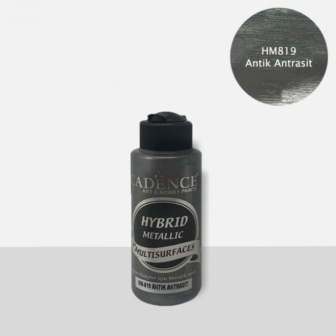 HM-819 Antik Antrasit Hybrid Metalik Multisurfaces 120 ml