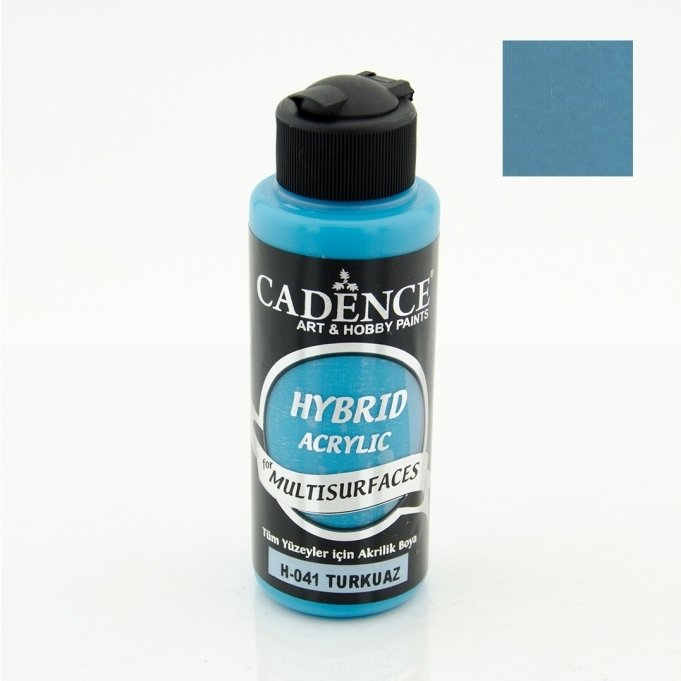 H-041 Turkuaz Hybrid Akrilik Multisurfaces 120 ml