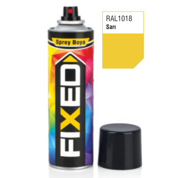FIXED Sarı Sprey Boya 225 ml F-206
