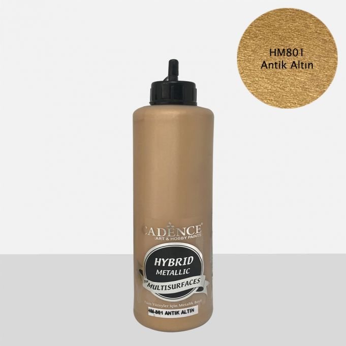 HM-801 Antik Altın Hybrid Metalik Multisurfaces 500 ml