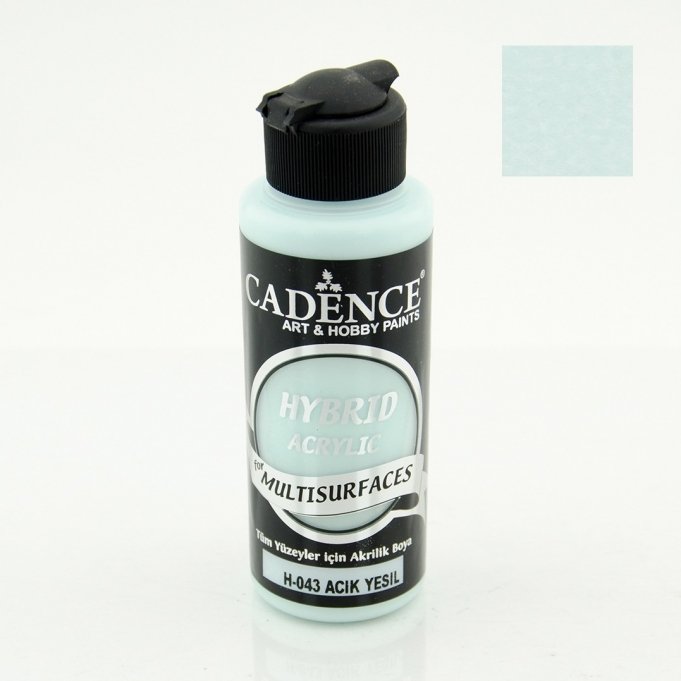 H-043 Açık Yeşil Hybrid Akrilik Multisurfaces 120 ml