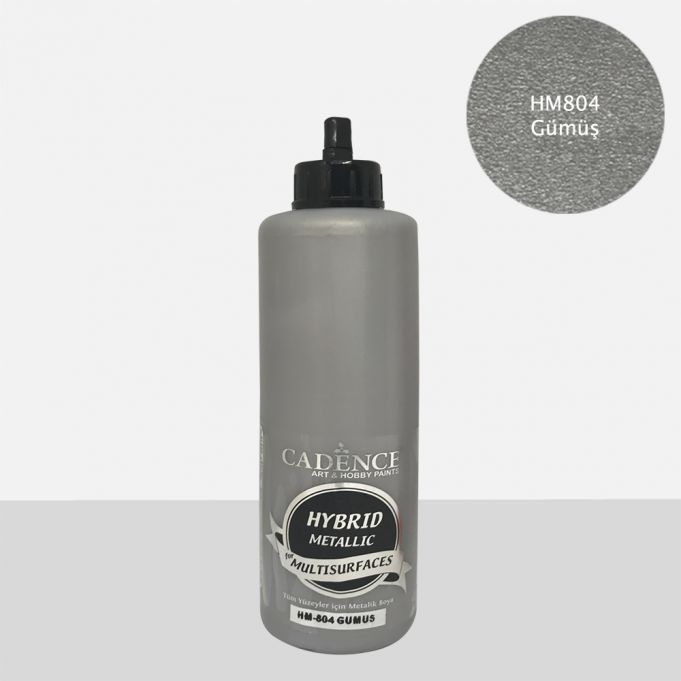HM-804 Gümüş Hybrid Metalik Multisurfaces 500 ml